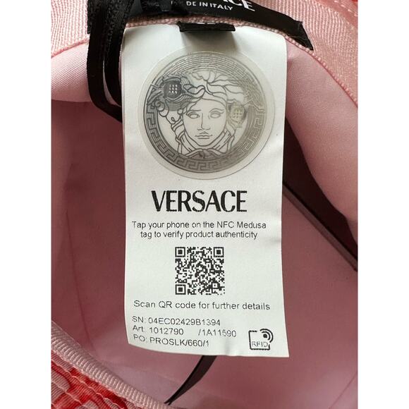 Versace Nylon Twill Barocco Sea Bucket Hat (57 cm) 1012790 Italy NWT $575 main image 9